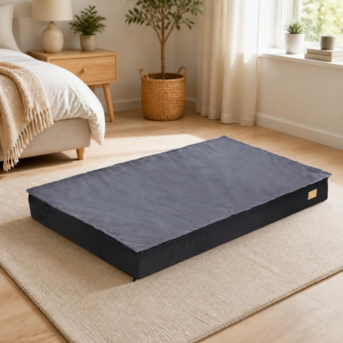 DeepSleep™ – Orthopädisches Hundebett mit abnehmbarem Bezug