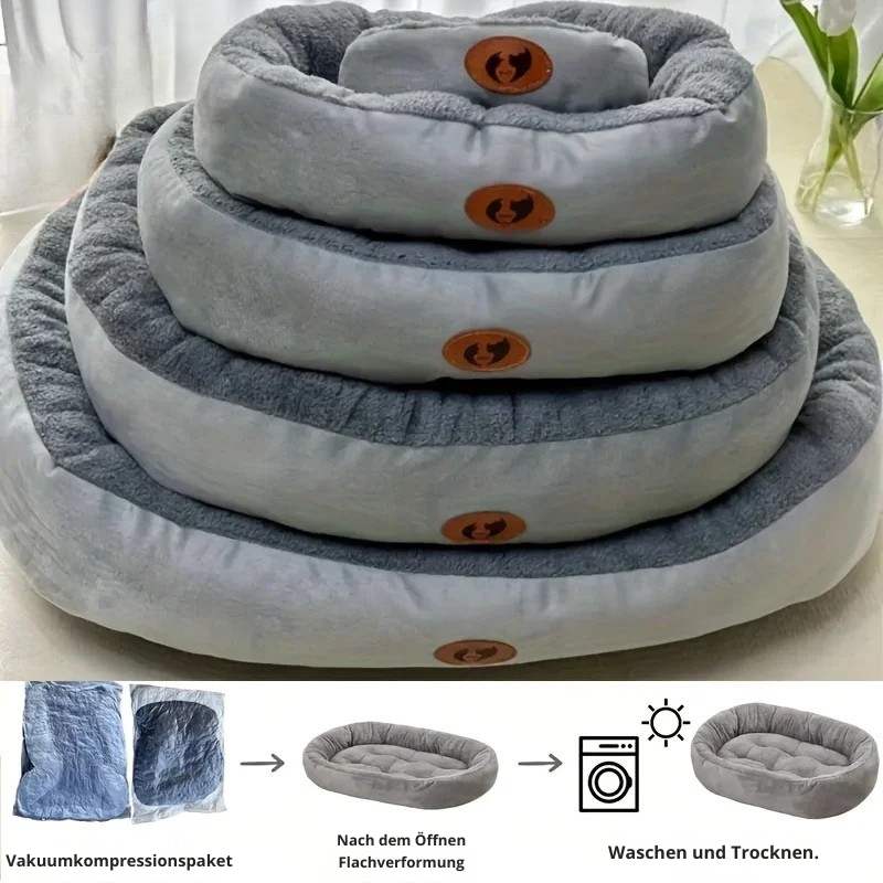 DreamCurl™ – Ergonomisches Kuschelbett für Katzen & Hunde